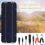 30W 12V Solar Panel Battery Charger for Camping