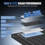 12V 100W Monocrystalline Solar Panel for Campers