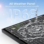 100W Mono Solar Panel 2-Pack for RVs