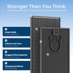 100W Mono Solar Panel 2-Pack for RVs