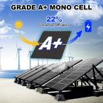 170W 12V Solar Panel for Camping and RVs