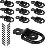 10-Pack D-Ring Tie Down Anchors for Trucks