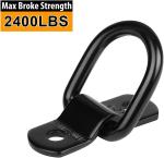 10-Pack D-Ring Tie Down Anchors for Trucks