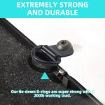 20PCS Heavy-Duty Stainless Steel D-Ring Anchors