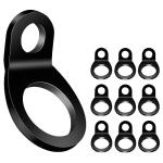 Stainless Steel Tie Down Strap Rings (Pack of 10)