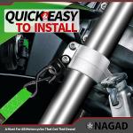 Stainless Steel Tie Down Strap Rings (Pack of 10)