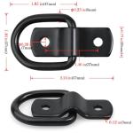 Heavy Duty D Rings Tie Down Anchors 24 Pack