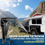 Heavy Duty Truck Camper Tie Downs - 4 Pack