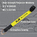 KJE 4 Pack Tie Down Straps - 10,000LBS Strength