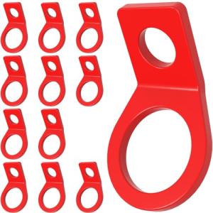 12 Pack Metal Tie Down Anchor Rings for Camping