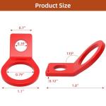 12 Pack Metal Tie Down Anchor Rings for Camping