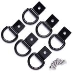 Heavy Duty D-Ring Tie Down Anchors Set