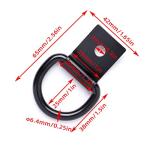 Heavy Duty D-Ring Tie Down Anchors Set