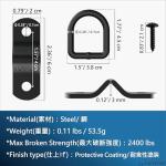 Heavy Duty Motorcycle Tie Down Anchor Hook 20 Pack