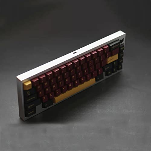 Double Shot Red Samurai Keycaps for Mechanical Keyboards