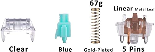 DURLOCK L5 Linear Blue Switches for Mechanical Keyboards