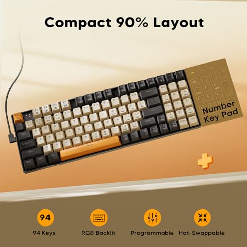 Redragon RGB Backlit Mechanical Gaming Keyboard, Compact (K636CLO)