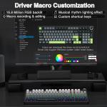 AULA F99 Pro Wireless Mechanical Keyboard with RGB