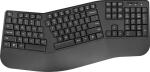 Insignia Wireless Ergonomic Full-Size Keyboard - Black