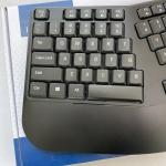 Insignia Full-Size Wireless Ergonomic Keyboard - Black