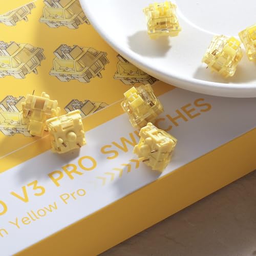 Akko V3 Cream Yellow Pro Linear Switches (45pcs)