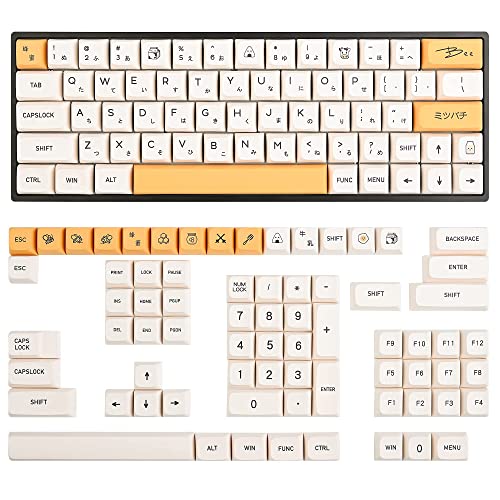 XDA Honey Milk Keycaps - 140-Key Set