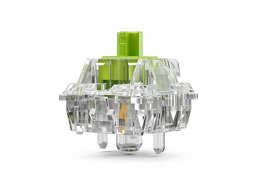 Glorious Raptor Clicky Switches: 36 PCS, Transparent