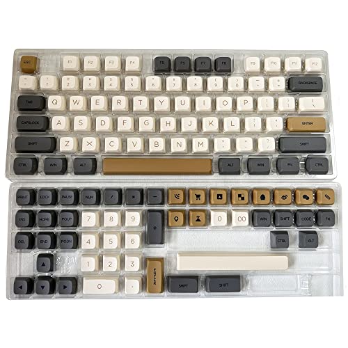 Guffercty Retro PBT Keycap Set for Mechanical Keyboards