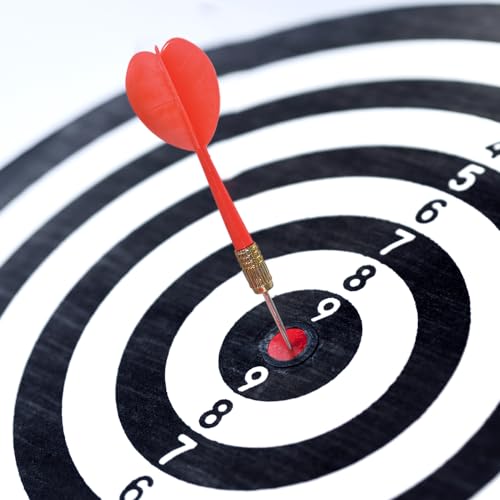 12 Red Plastic Carnival Game Balloon Darts