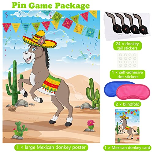 Donkey Party Game - Pin The Tail Fun