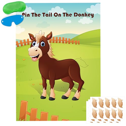 Pin The Tail On The Donkey Party Game Set