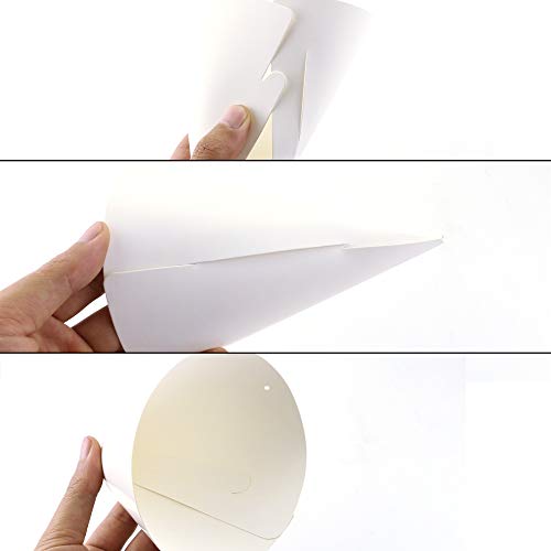 40 White Party Hats for Kids and Adults