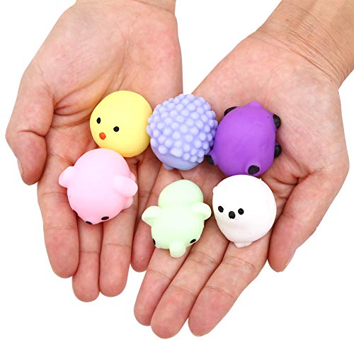 24pc Easter Party Favors: Mini Kawaii Squishies Stress Reliever