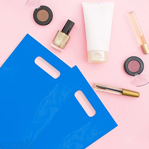 Sturdy Blue Plastic Gift Bags for Party Candy