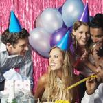 Pink Tinsel Curtain Backdrop - 2 Pack Party Decor