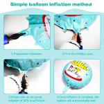 24 Happy Birthday Foil Balloons - 12 Designs