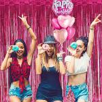 36-Inch Hot Pink Birthday Foil Balloons