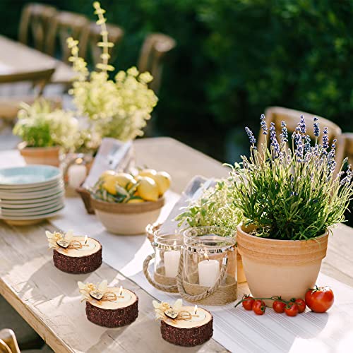 Rustic Wedding Favor Candle Holders - 50 Pack