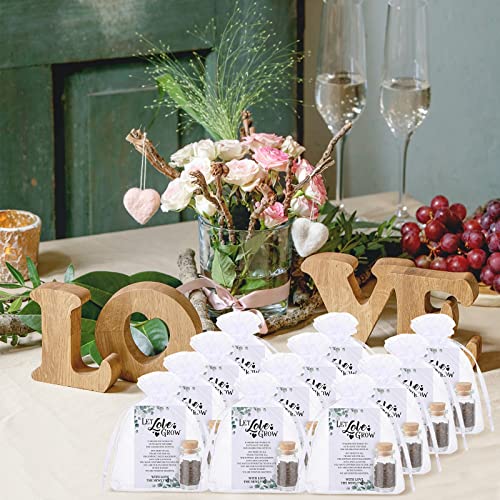 100 Clear Glass Bottles with Corks for Weddings