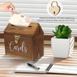 Vintage Large Wedding Reception Card Box