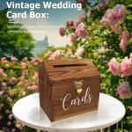 Vintage Large Wedding Reception Card Box