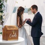 Vintage Large Wedding Reception Card Box