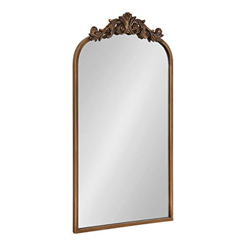 Gold Arch Mirror, Baroque Inspired Wall Decor