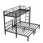 Metal Triple Bunk Bed Twin XL and Twin