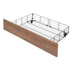 Metal Triple Bunk Bed with Storage and Stairs