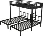 Metal Triple Bunk Bed for Three Kids