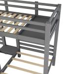 Harper & Bright Triple Bunk Bed with Storage