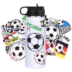 Soccer Gifts for Kids: Water Bottles & Stickers