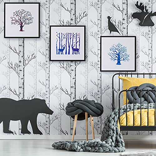 8 Reusable Aspen Tree Stencils for Crafts