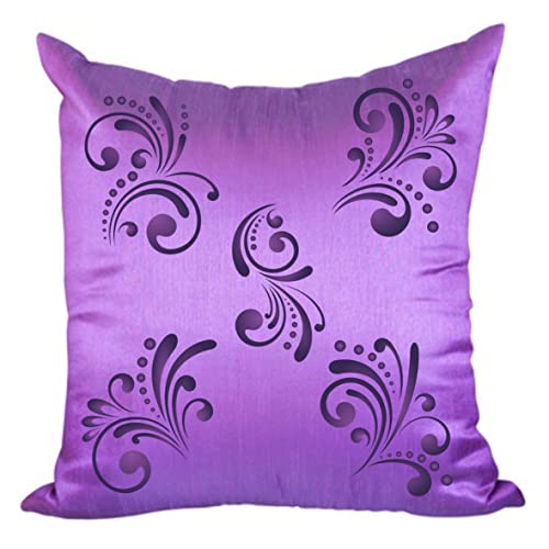 Swirl Accents Layering Stencil for Wall Art